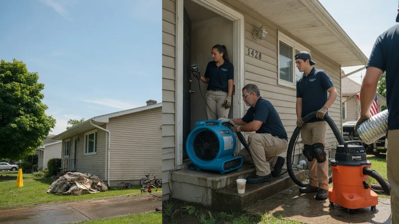Water Damage Restoration in Brownstown, IL near me